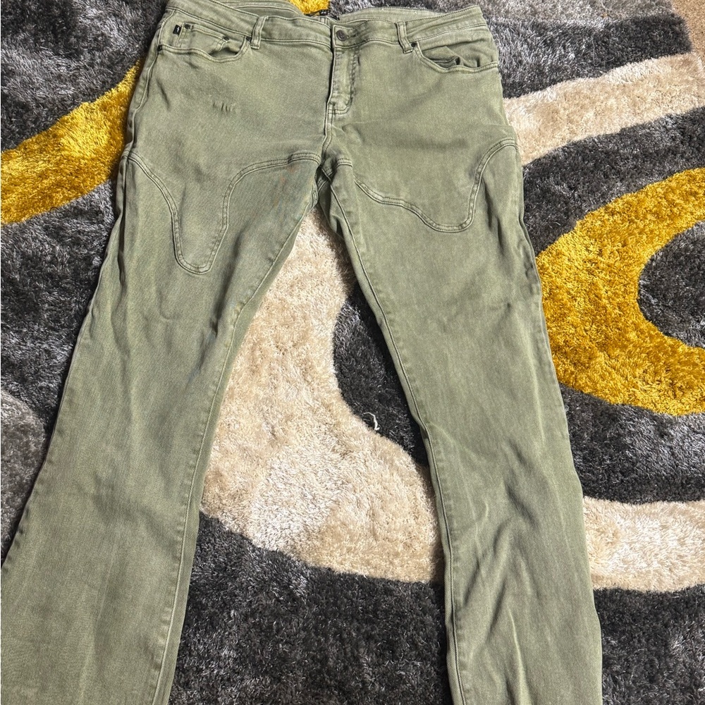 Men's Olive Jeans